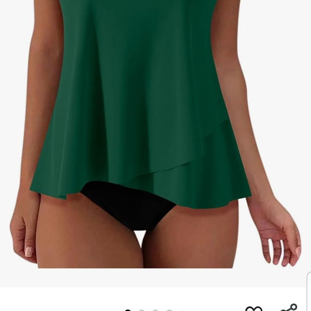 Suuksess Tropical Leaf Tankini Swimsuit Set - Picture 8 of 10